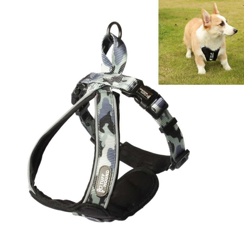 Chien de promenade Tuffhound 1628 avec collier à sangle de poitrine