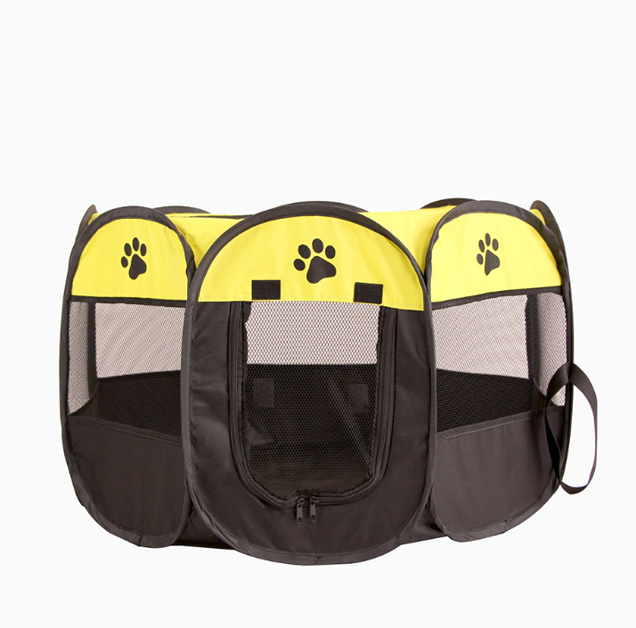 Valla octogonal plegable rápida para mascotas, tela Oxford 600D, impermeable y atrapante para gatos, jaula para perros, jaula para mascotas