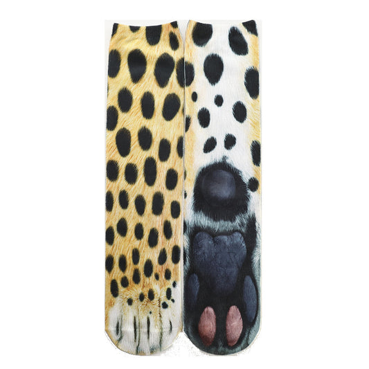 calcetines con estampado animal 3D