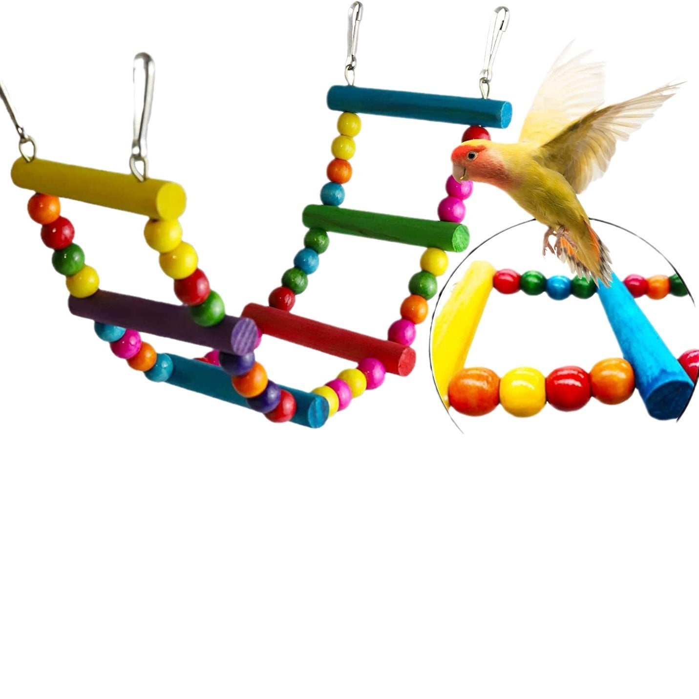 Jouets pour perroquets, accessoires pour Cage à oiseaux, 7 pièces