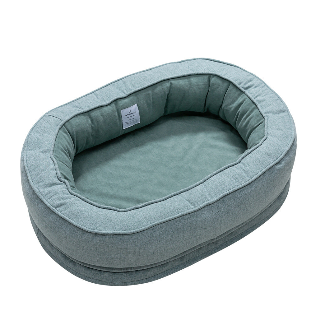 Tapis de chenil pour bébé de massage chaud, imperméable et confortable