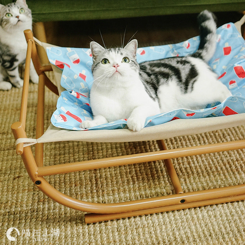 Iron Cat Hammock Pet Sofa Bed