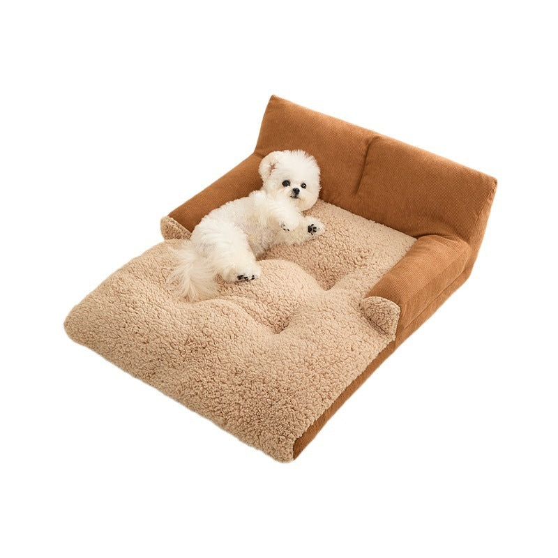 Dog Kennel For All Four Seasons Universal Warm Cushion Pet Nest Mat Cat Nest Supplies Sofa Bed For Small And Medium Dogs