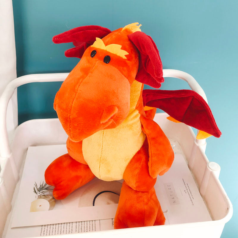 Jouet en peluche ptérosaure Dragon à Double tête, commerce extérieur, Animal de dessin animé Amazon, cadeau pour enfants, vente en gros, poupée dinosaure, en Stock