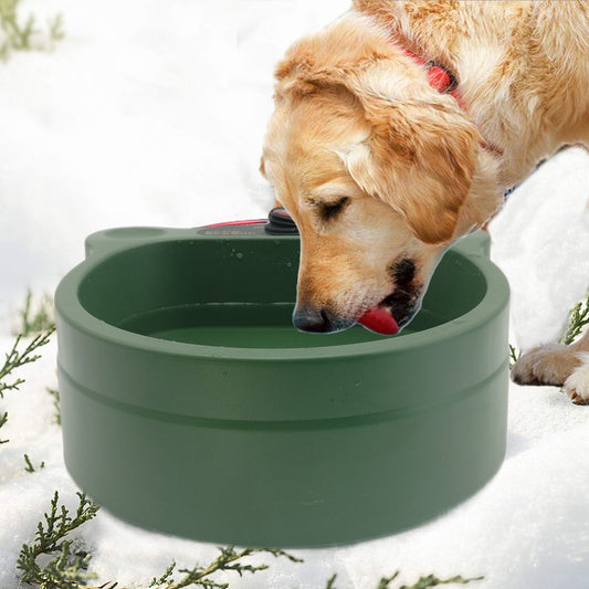 Fournitures pour animaux de compagnie bol chauffant extérieur plateau de nourriture pour chat et chien