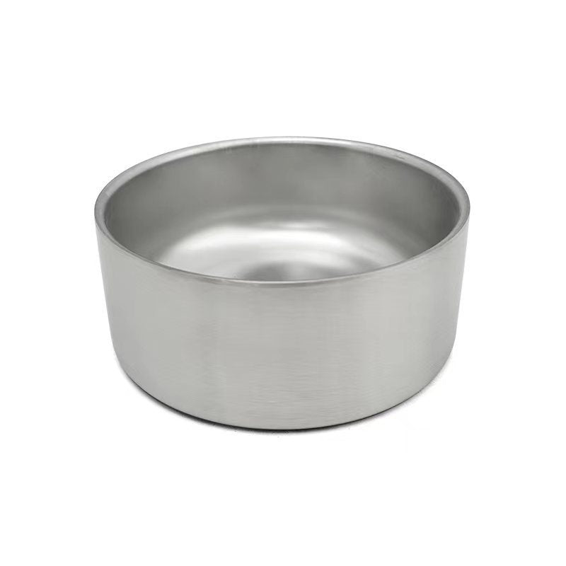 304 Stainless Steel Bowl For Pet Double-layer Thickening