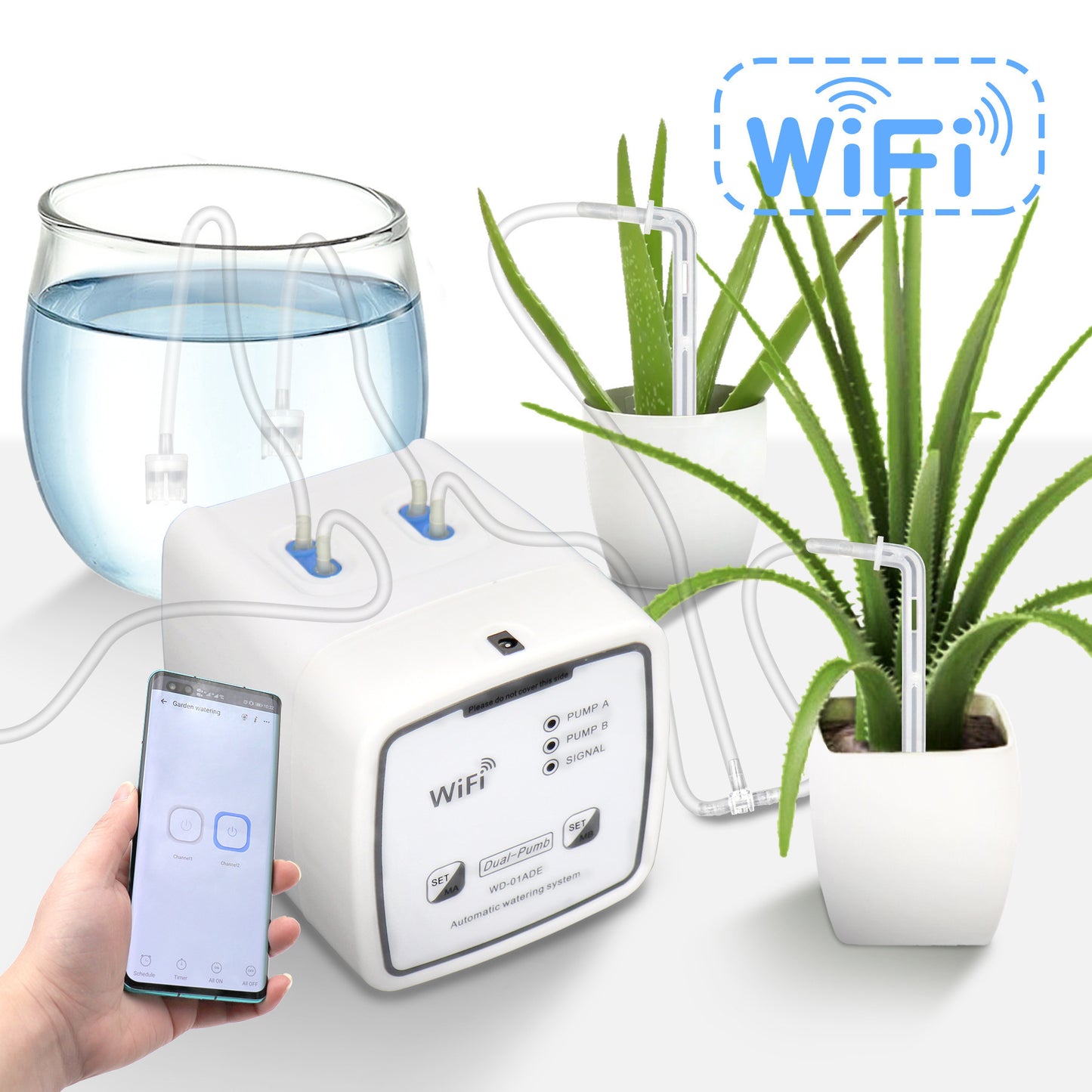 Automatic Watering Device Smart WIFI Drip Irrigation Mobile Phone Remote Control