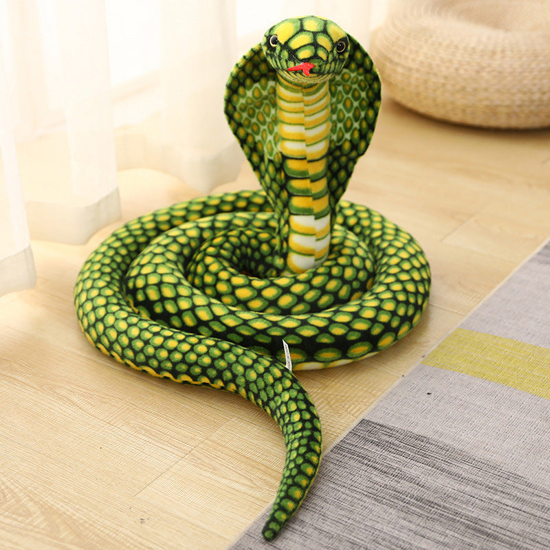 Cartoon Big Snake Plush Toy Large Snake Doll