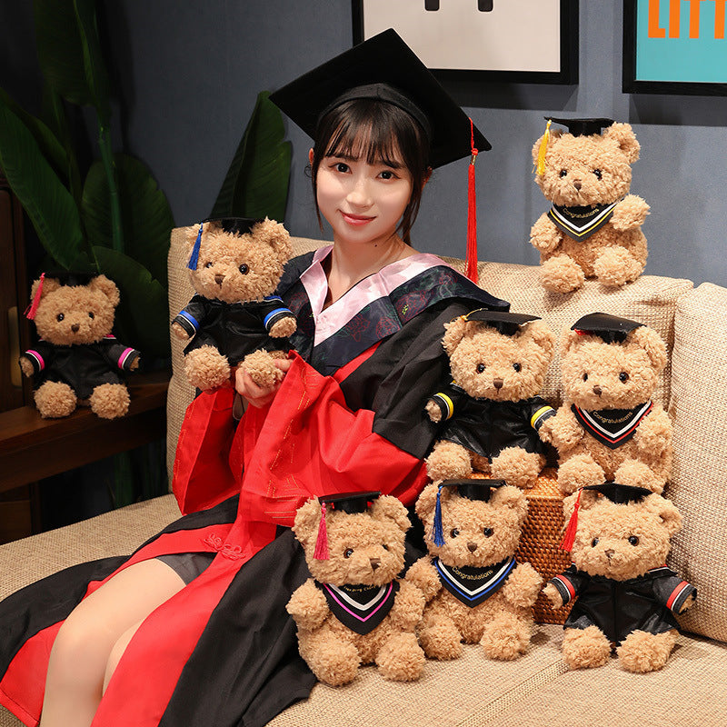 Gown Of Doctor Degree Teddy Bear Doll Plush Toys