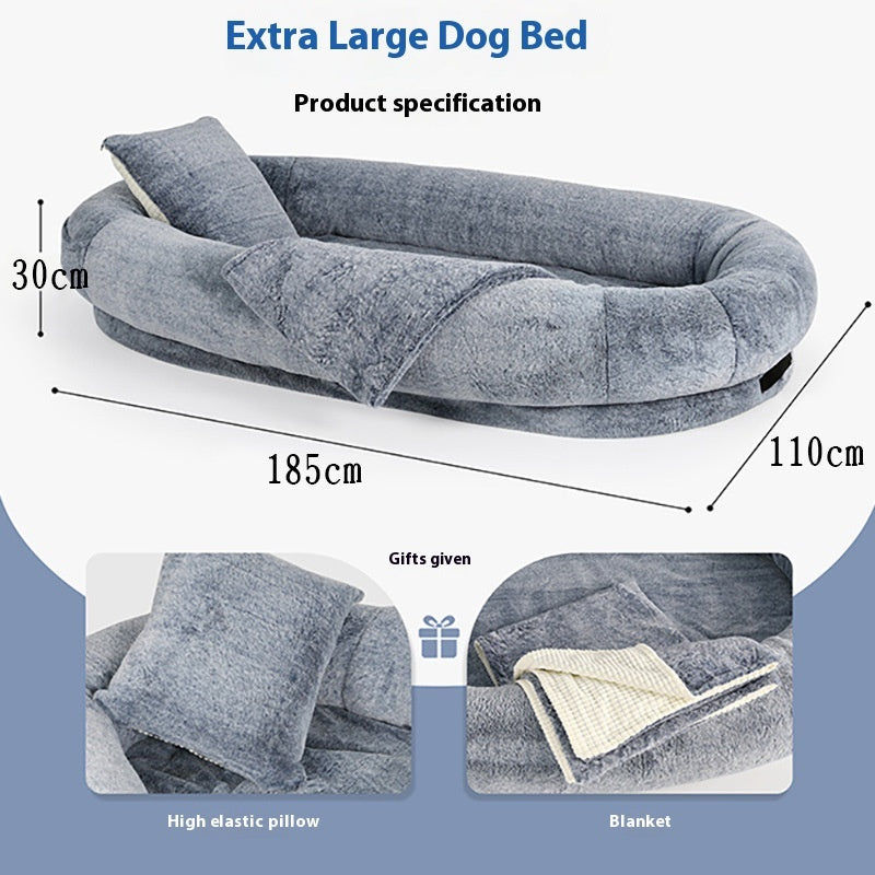 Cama para perros Perrera para adultos Cama para mascotas extraíble y lavable