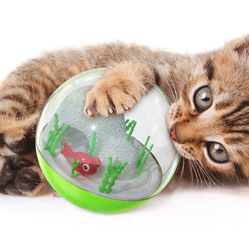 Fournitures pour animaux de compagnie, jouets pour chats, Mimi Self-Hi, gobelet à poisson électrique, boule amusante pour chat