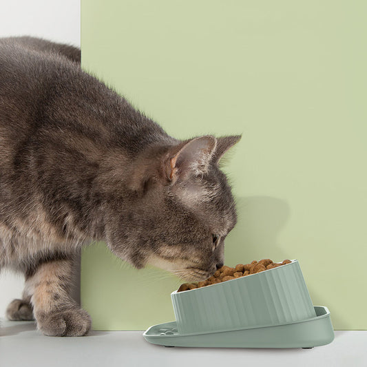 Bol à manger en céramique pour animaux de compagnie, Protection du cou à large bouche, produits pour animaux de compagnie