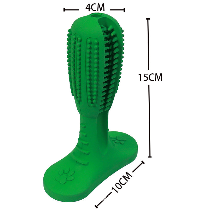 Jouet molaire résistant aux morsures de brosse à dents pour chien