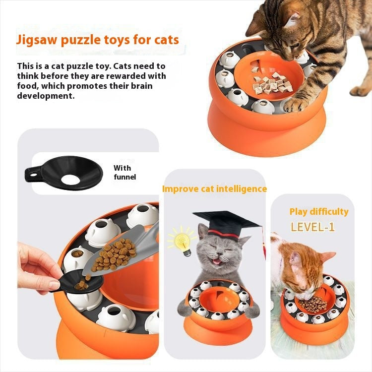 Amazon rotatif fuite de nourriture alimentation chat bol Puzzle chat jouet