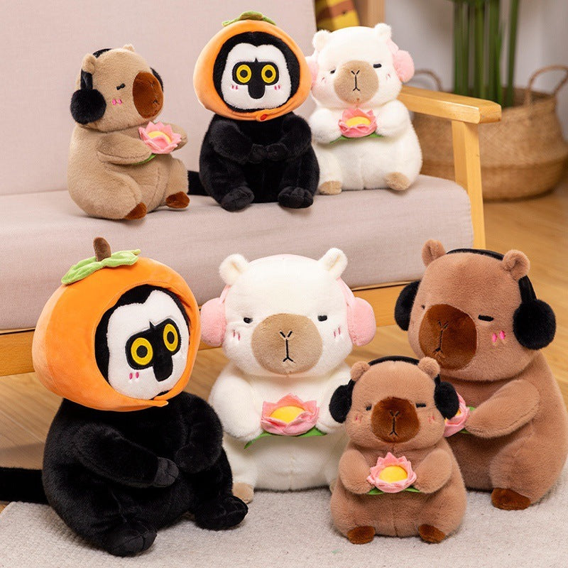 Capabala Monkey Creative Capybara Plush Doll