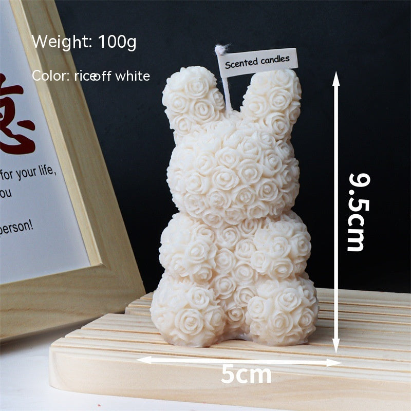 Animal Candle Soy Wax Animal Puppy Rabbit Fragrance