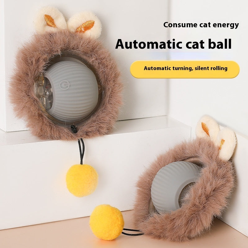 Juguete para gatos Self-Hi, divertido juguete para aliviar el dolor de las mascotas con forma de bola rodante