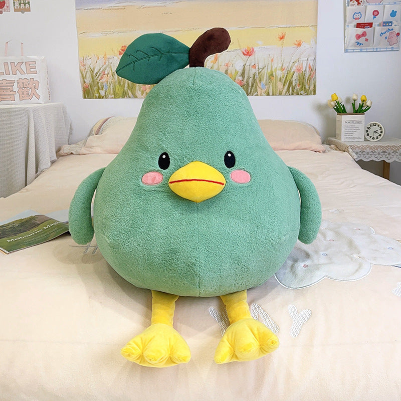 Cute Avocado Big Pear Pillow Child Sleeping Ragdoll Doll Bed Head Big Backrest Birthday Gift For Girls