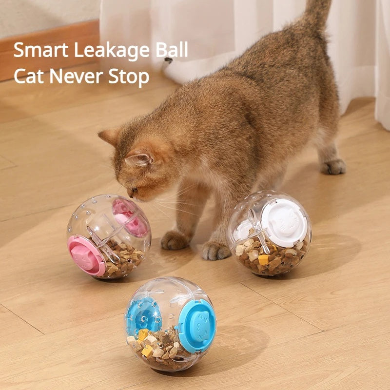 Dog Cat Slow Feeding Ball Food Leakage Smart Toy Feeder Treat Training Interactive Supplies Snuffle Dispenser Pet Accessories