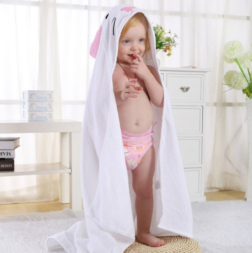 Animal cartoon baby cloak towel cloak