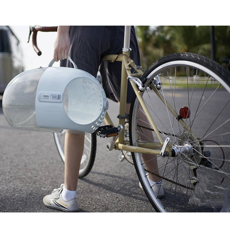 Bolsa de transporte para salida de gato, cápsula espacial transparente portátil