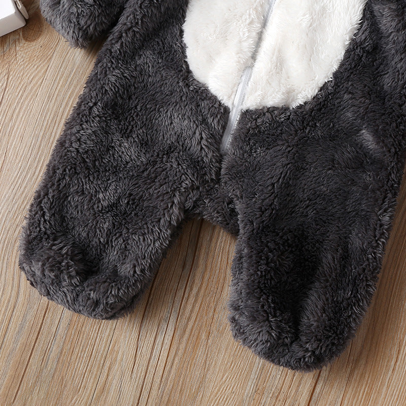 Baby Fleece Cute Animal One-piece