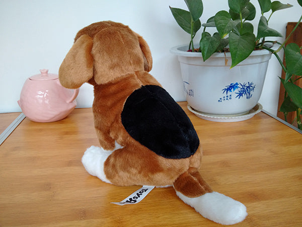 Nuevo Beagle Hound simulación Animal muñeco de juguete de peluche