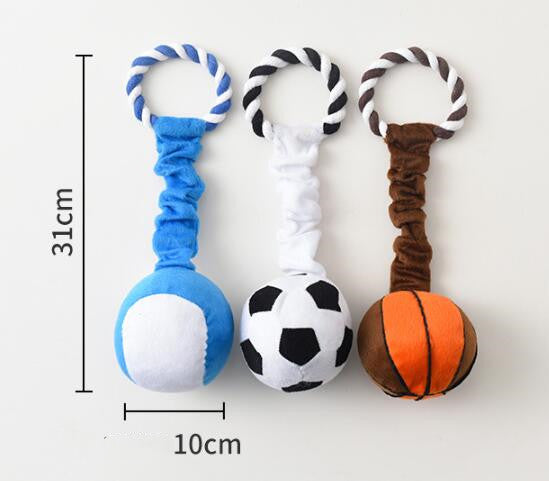 Pelota suave para mascotas, perro, voz, juguete Molar, suministros de entrenamiento