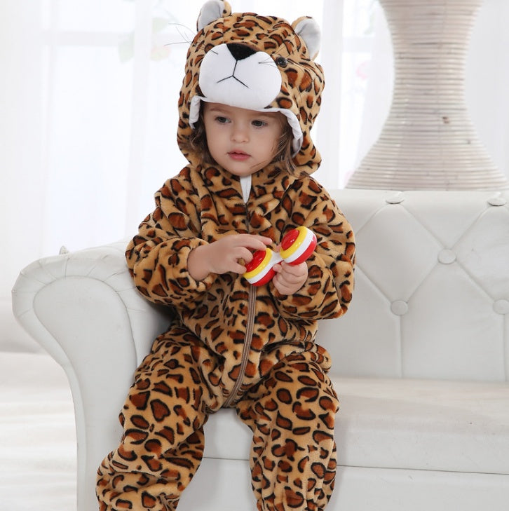 Combinaisons pour bébés printemps et automne, robes de style animal, vêtements d'escalade pour garçons et filles 