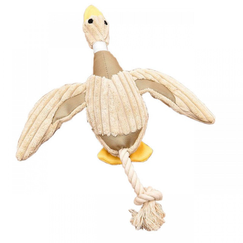 Jouet sonore pour chien, canard en peluche