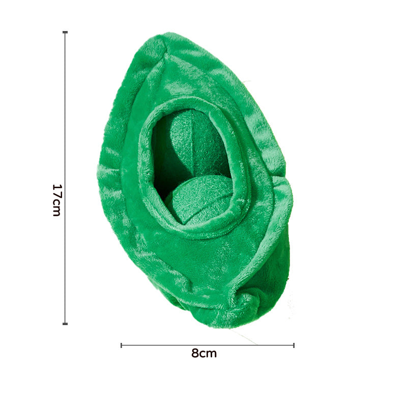 Juguete para perros, bola elástica, sonido fuerte de papel, aguacate, sandía, plátano