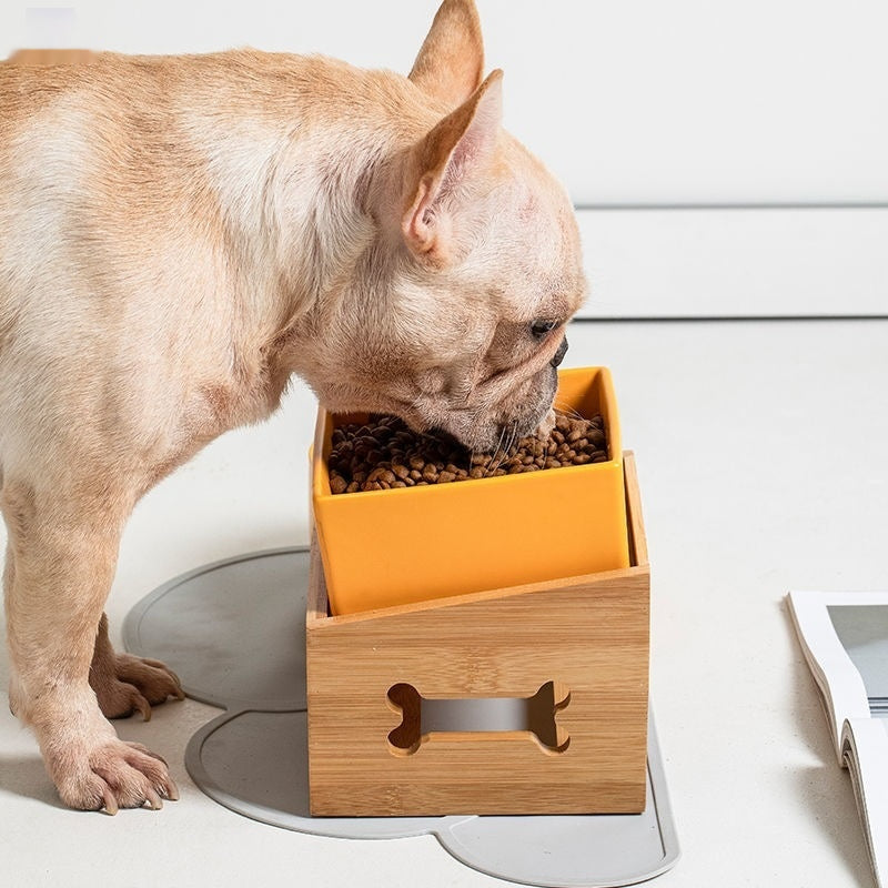 Bol pour animaux de compagnie en céramique à support élevé de grande capacité