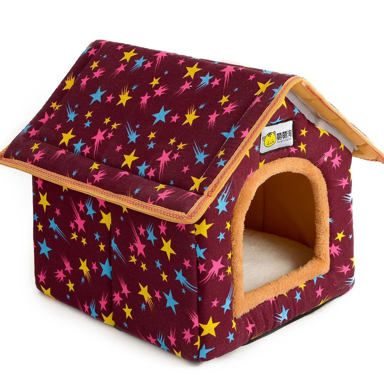 Cama De Invierno Para Mascotas Perro Extraíble Y Lavable WOWO Chimney House