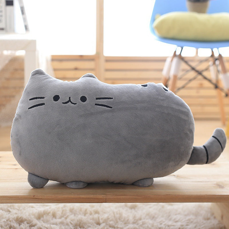 Almohada de gato galleta, muñeco de gato alienígena, juguete de peluche de gato de cola grande creativo