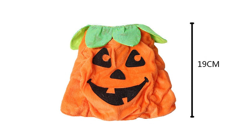 Accesorios de disfraz de gatos domésticos para Halloween, decoración creativa de hojas verdes con forma de calabaza, ropa de Cosplay, suministros de ropa para vacaciones