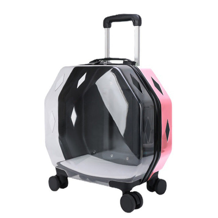 Transparent Backpack With Large Capacity And Ventilated Pet Supplies