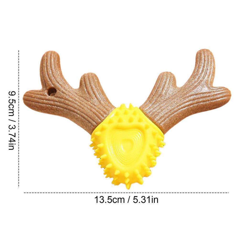 Bâton de jouet durable pour chiens Bois de cerf Bâton molaire pour dents Fournitures pour animaux de compagnie Jouets pour chiens Broyeur à dents 