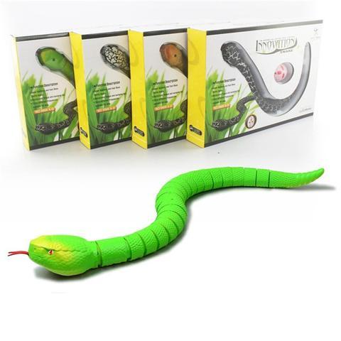 Nouveauté télécommande serpent crotale Animal tour terrifiant méfait jouet