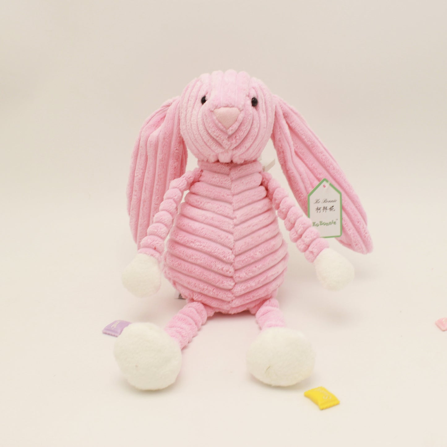 Striped animal plush toy