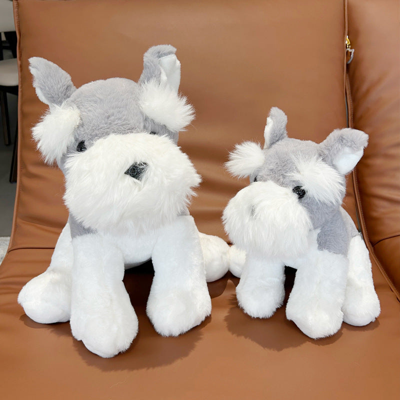 Cute Schnauzer Plush Toy Dog Doll