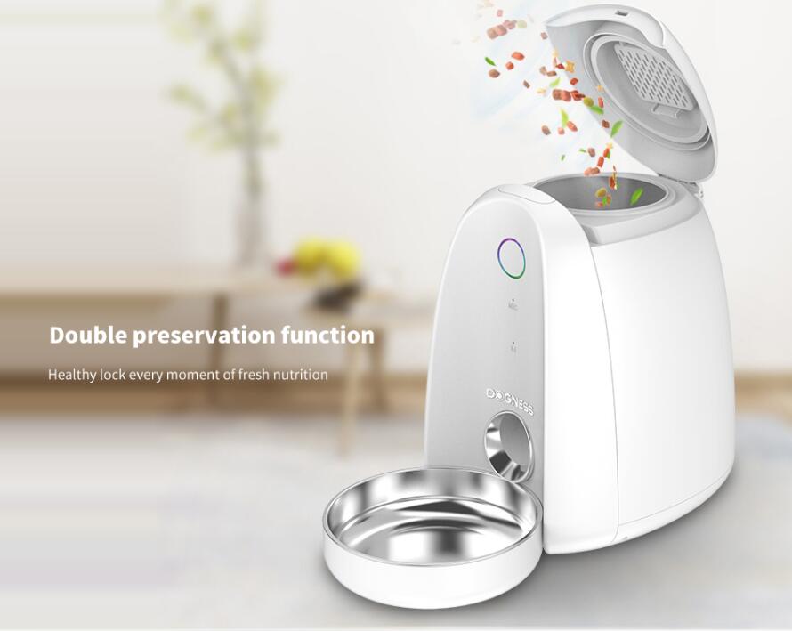 Dispensador automático de alimentos con aplicación inteligente WiFi de 2L para perros pequeños y gatos