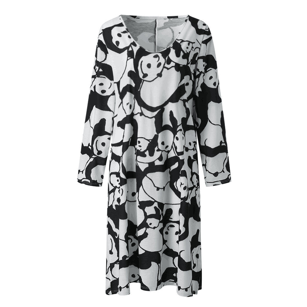 Robe à imprimé animalier