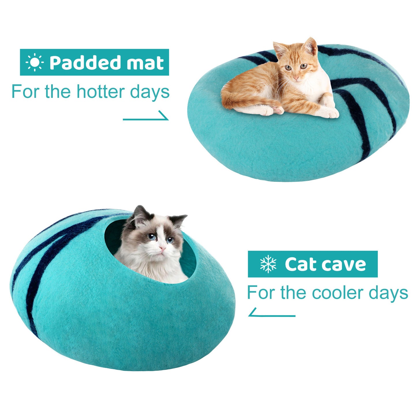 Warm woolen egg cat hole fashion pet house