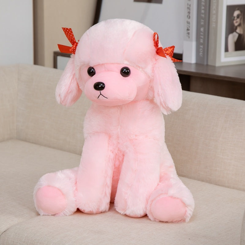 Original Cartoon Curly Hair Poodle Soft Plush Toy