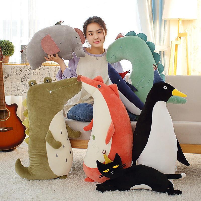 Animal plush cartoon pillow