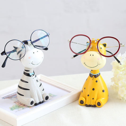 Animal manor glasses frame Creative home decoration Resin crafts