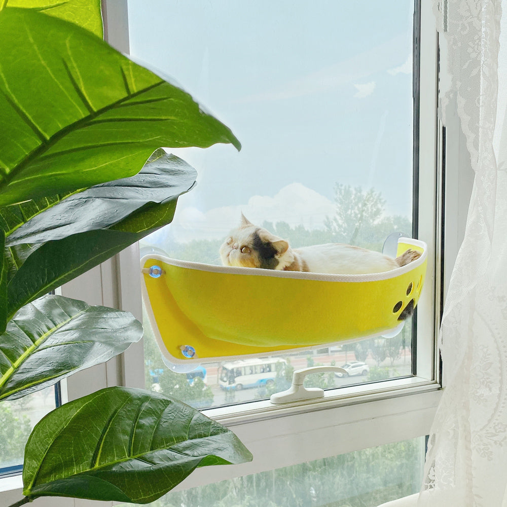 Boat-shaped Crescent Balcony Cat Litter For All Seasons