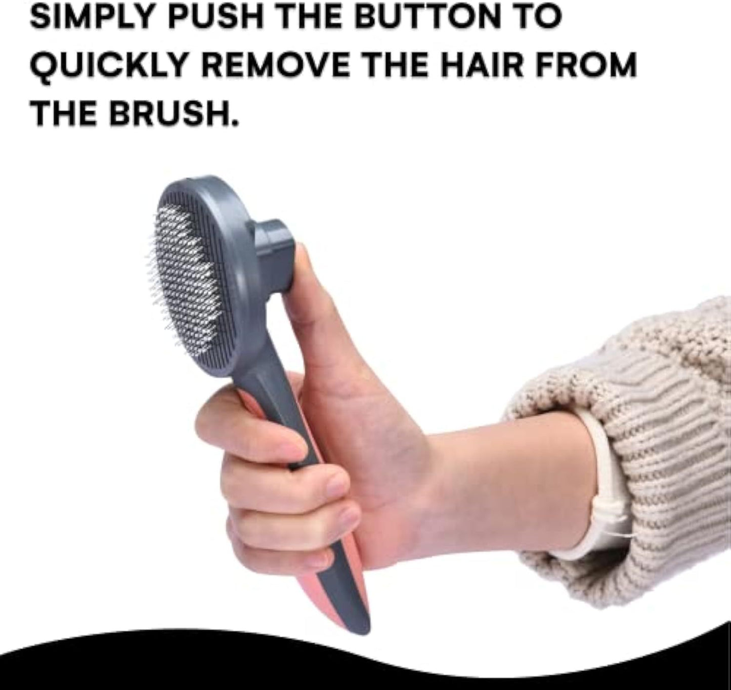 Self Cleaning Slicker Brush For Cat And Dog With Long Or Short Hair Grooming Pet Brushes For Shedding Removes Loose Or Tangled Hair From Dogs Cats Rabbits Pet Massage Accessories