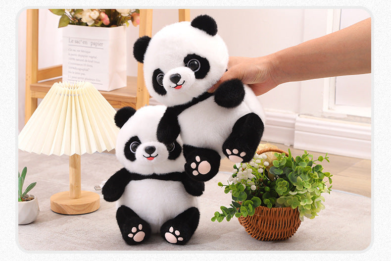 Jouets en peluche mignons de poupée de panda