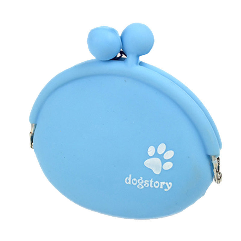 Sac de rangement en silicone pour nourriture et friandises pour chien